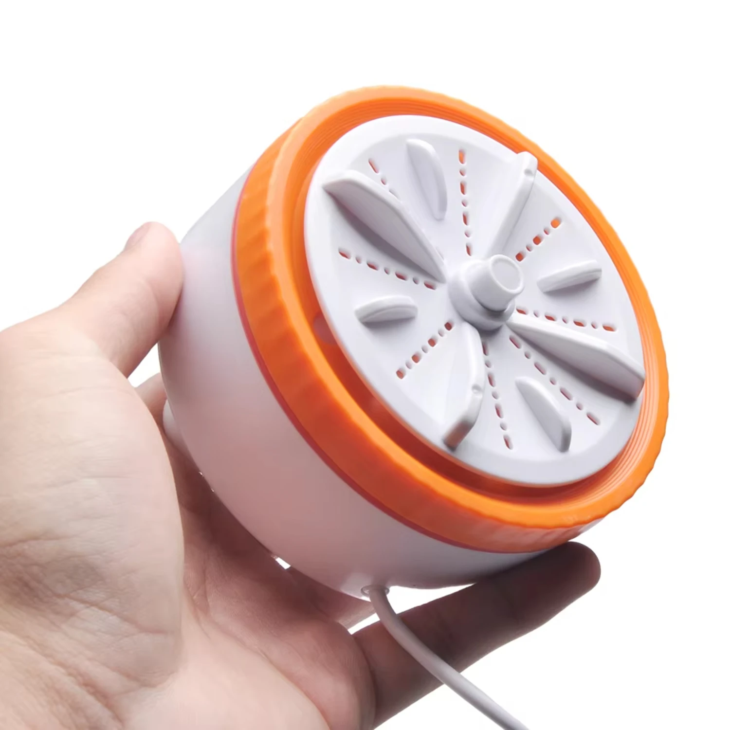 Portable Mini Washing Machine USB Rotating Turbo Fruit Ultrasonic Dishwasher  Clothes  Kitchen Travel Remote Control