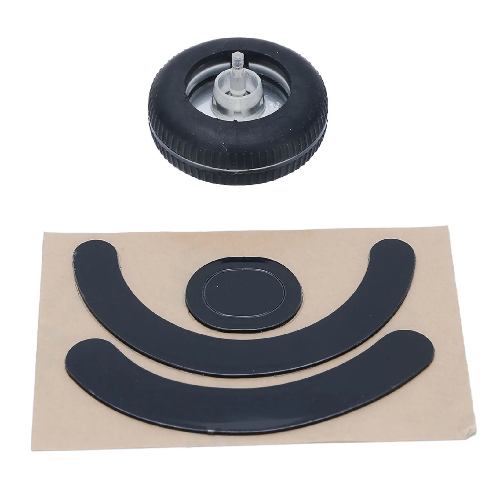 Mouse Wheel Replacement Black Mouse Roller Scroll with Anti Slip Foot Sticker for Logitech G403 G603 G703