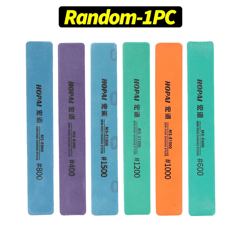 Semi-Rigid Sanding Sticks for Model Making