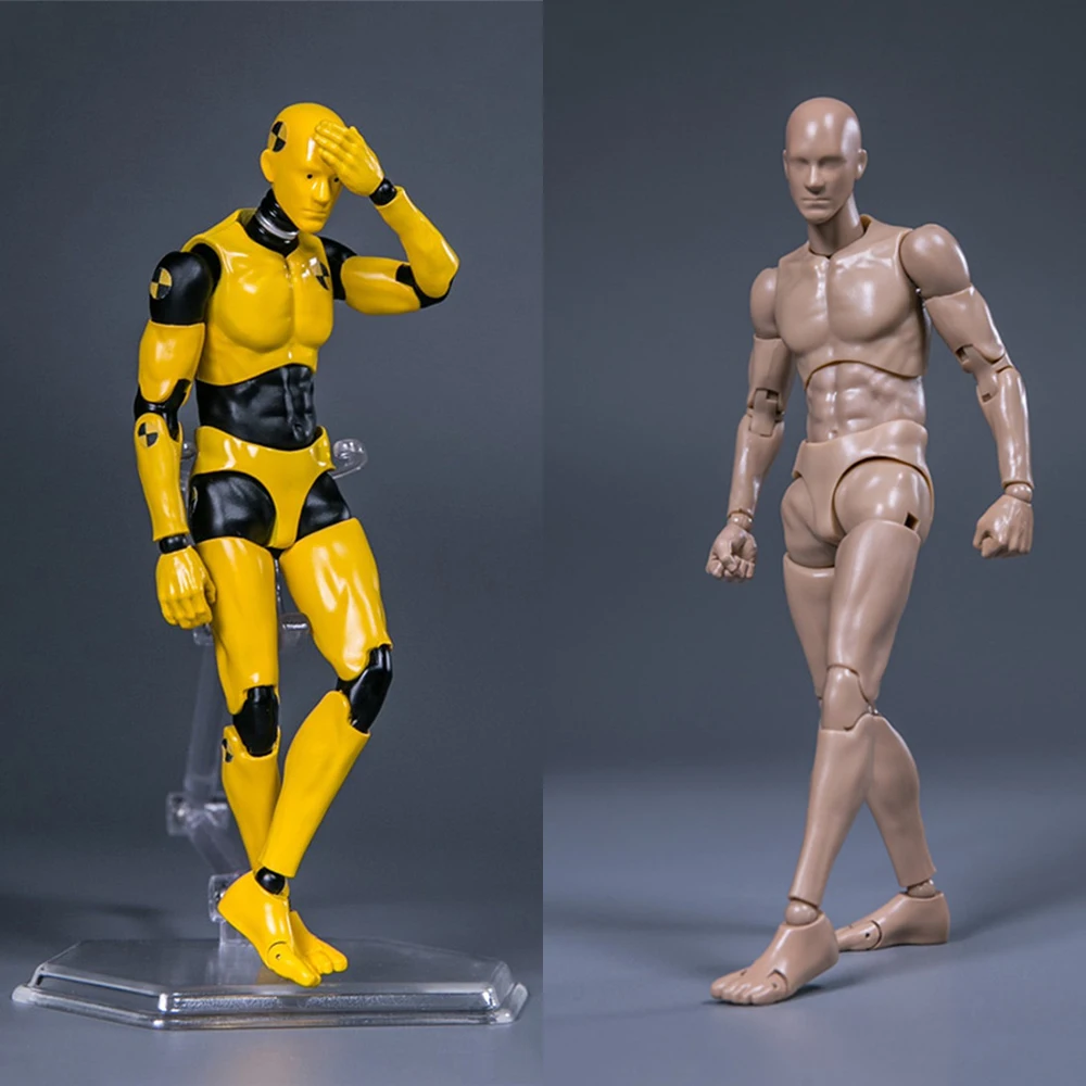 

DPS01 DPS02 1/12 Scale Painting Man Testman Crash Test Dummy 6 "Action Figure Body Model Dolls Fans Gift