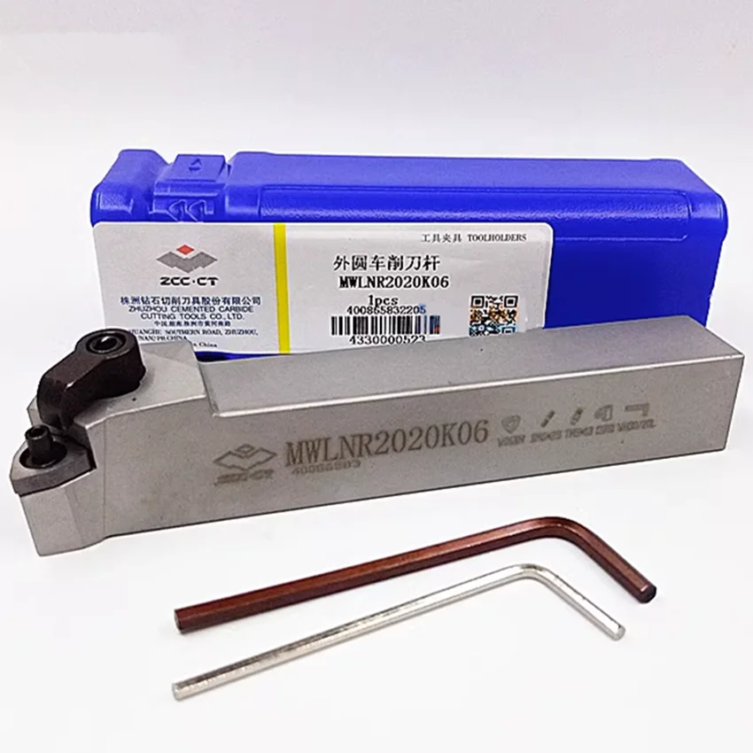 Ferramenta de Torneamento Externo Zcc.ct Barra do Cortador para wn Inserções Mwlnr2023k06 Mwlnr2023k08 Mwlnr202320k08 Mwlnr2023k08 Caixa do pc
