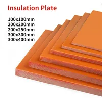 Orange Red Electrical Bakelite Board Thickness 1-20mm Insulated Plate Insulation Phenolic Resin Boards Temperature Resistant