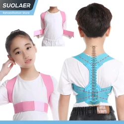 Ceinture de soutien dorsal réglable pour enfants, soutien de la posture, redressement de la colonne vertébrale, redressement droit, orthèse dorsale, garçons et filles