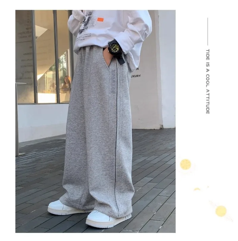 4-14 Jahre Jungen Jogginghose UNITIM 2026 Herbst Jugendliche Jungen Gerade Hose Lockerer Elastischer Bund Junior Jungen Vielseitige Hose – Detail 8