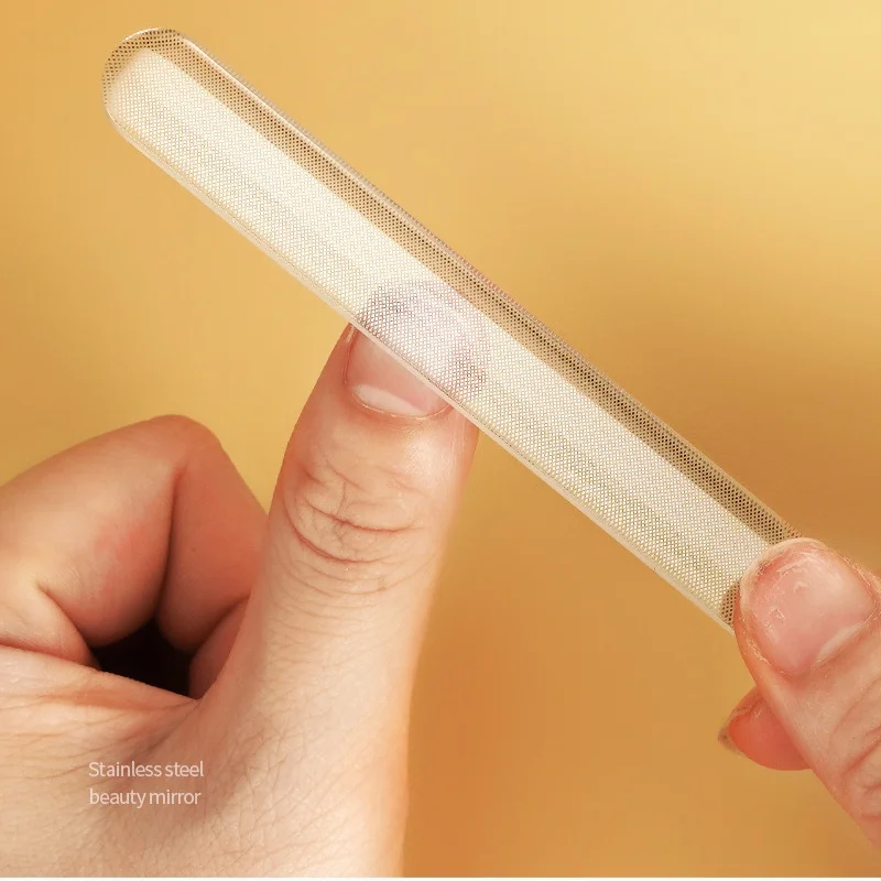Professional Long Nail Art File Buffing Clear Black Sanding Polishing Durable Nano Glass File Manicure Supplies Accessories Tool