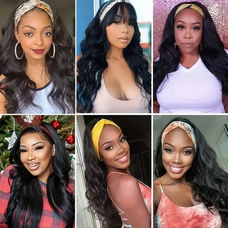 Natural Black 13x4 HD Lace Front Wig Body Wave 28 Inch 13x6 Human Hair Wigs Wavy Glueless Pre Plucked For Women 180 Density