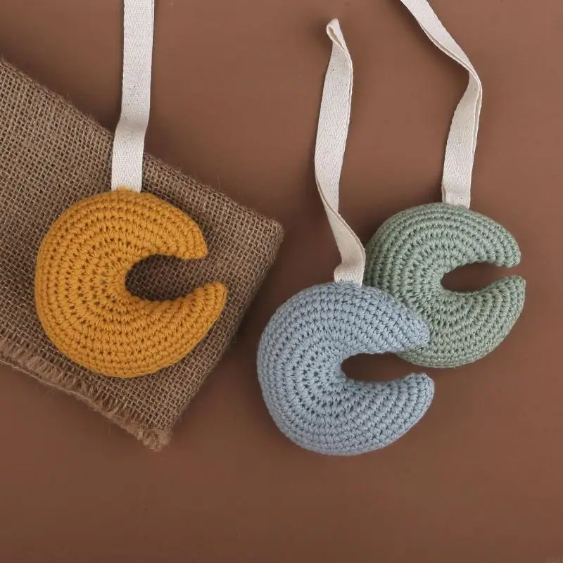 B2QD Léger Coton Babies Pacificier Holder mignon Baby Pacificier Postuil DÉCORATIONS DIAMETRE 9cm / 3,5 pouces