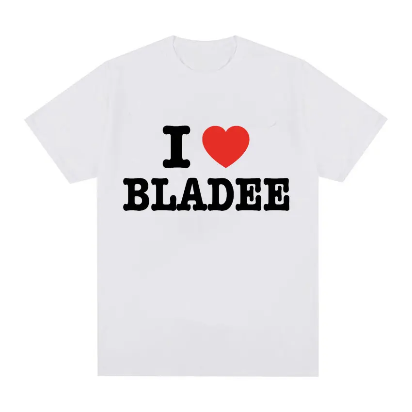 I Love Bladee Drain Gang Print T Shirts Summer Men Women Clothing Fashion T-Shirt Casual Cozy Short Sleeve T-shirts Tops