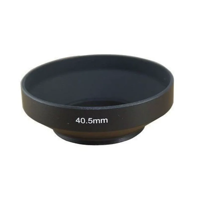 37 /39 /40.5 /43/ 46 /49 /52mm Black Camera Metal Lens Hood Wide Angle Screw In Mount Lens Hood for canon nikon for S&ny Pentax