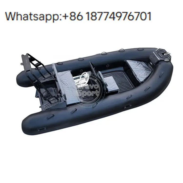 

Hot Selling RIB 430 PVC/Hpalon/orca Rigid Aluminum Hull RIB Inflatable Boat Plastic Boat