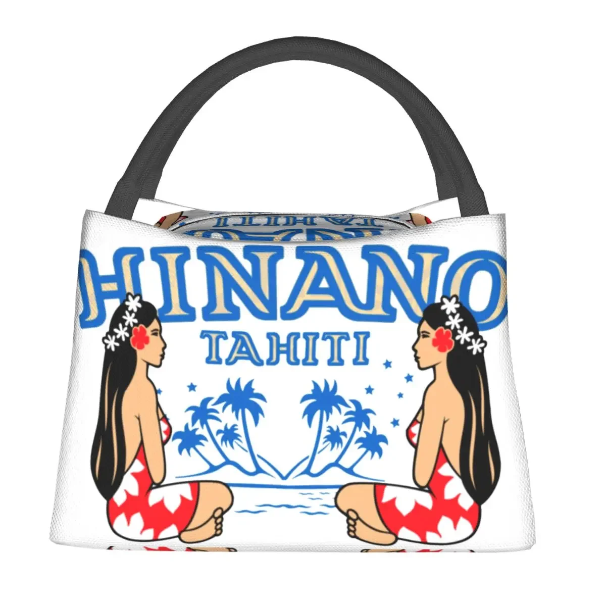 

Hinano Tahiti Lunch Bag Waterproof Insulated Oxford Cooler Reusable Large Capacity Thermal Bags Used in School Work Camps