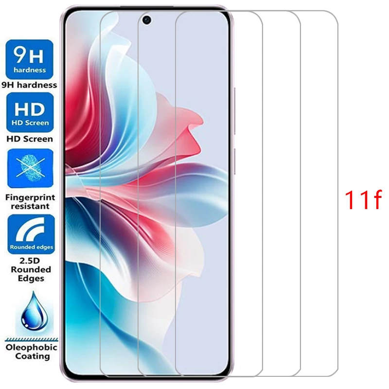 Screen Protector for OPPO Reno 11F 5G Protective Tempered Glass on Reno11 11 F F11 Reno11F Film OPP OPO Opporeno Opporeno11F 5 G