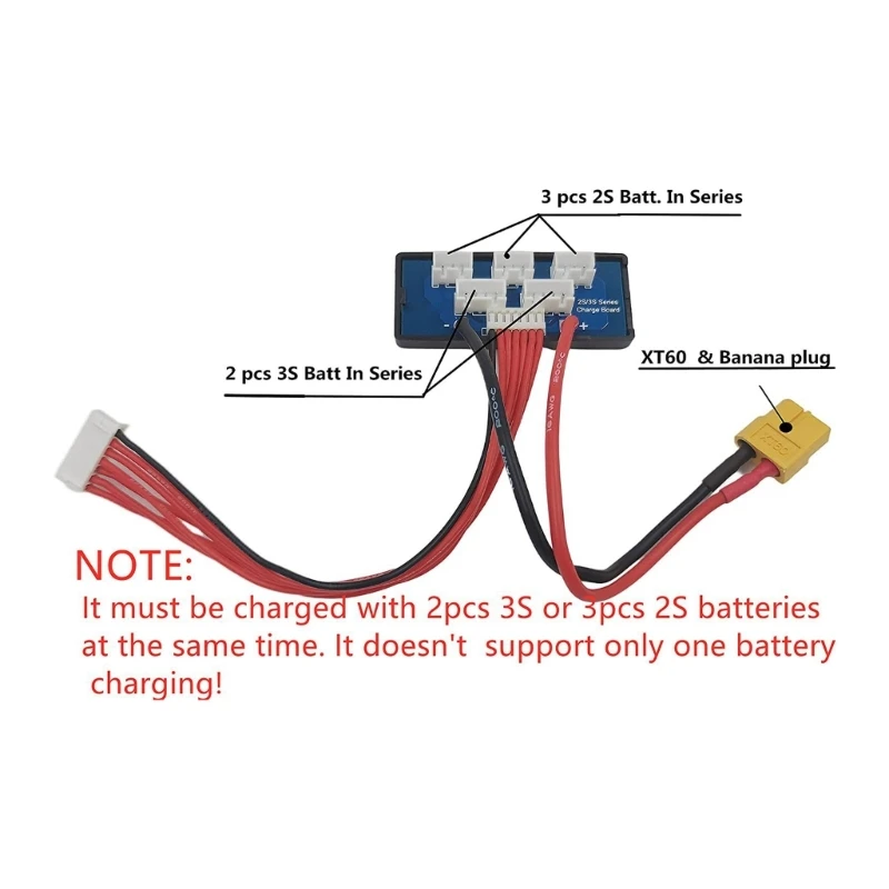 2S 3S Litio Batteria Batteria Bilancio ricarica Cavo espansione del cavo Scheda Batteria Bilanciatore Sostituzione M4YD