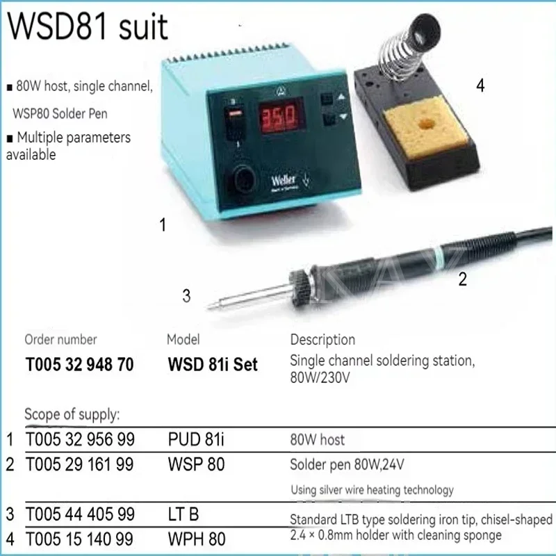 Lead Free Soldering Station WSD81 95W Electric Soldering Iron （WSD -81） Soldering Station.