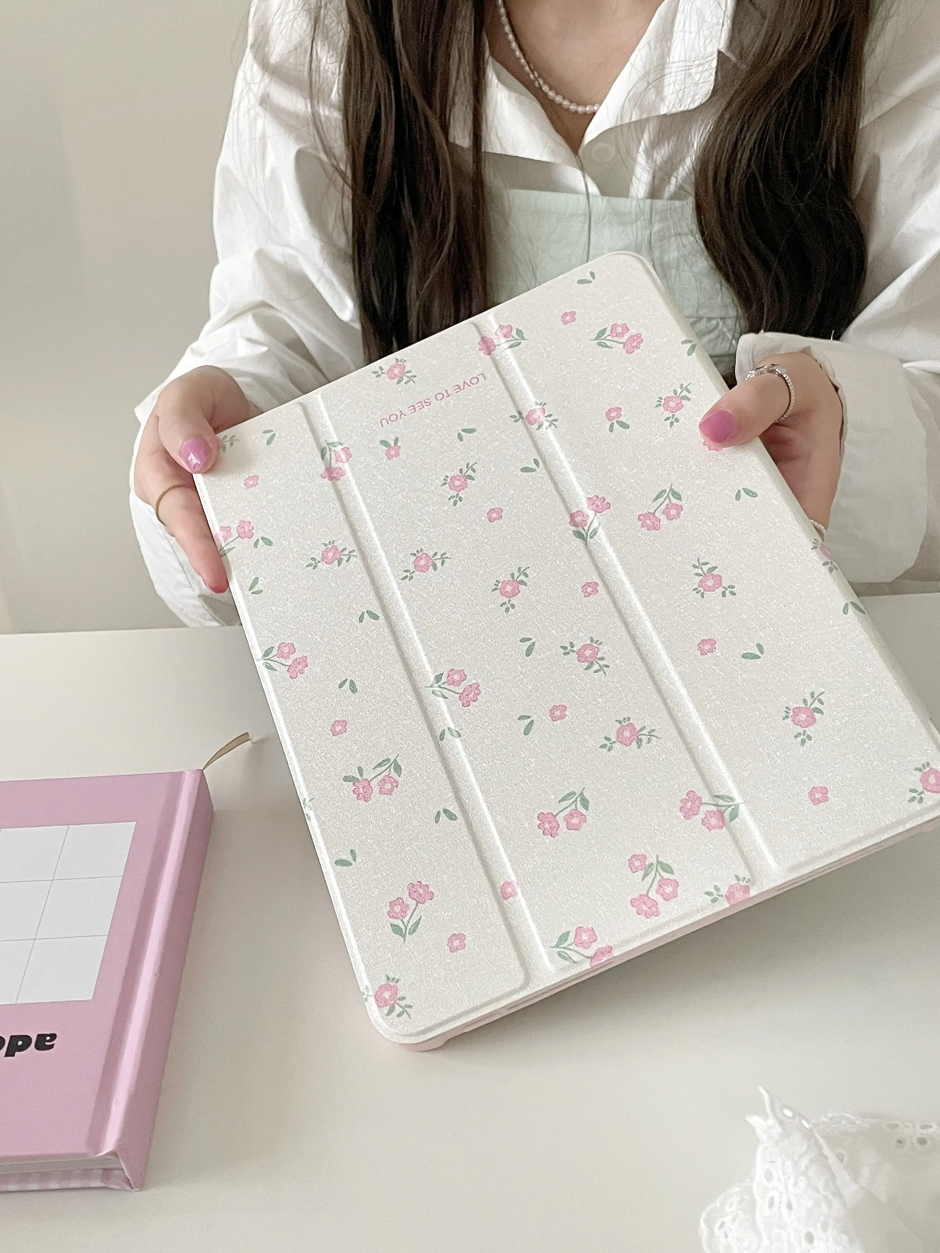 Lindas Fundas protectoras de dibujos animados para IPad 10. ° 10,2/9,7/10,5/11 pulgadas Pro 12,9 pulgadas 2021 Mini 6 Air 5/4, estuche con soporte