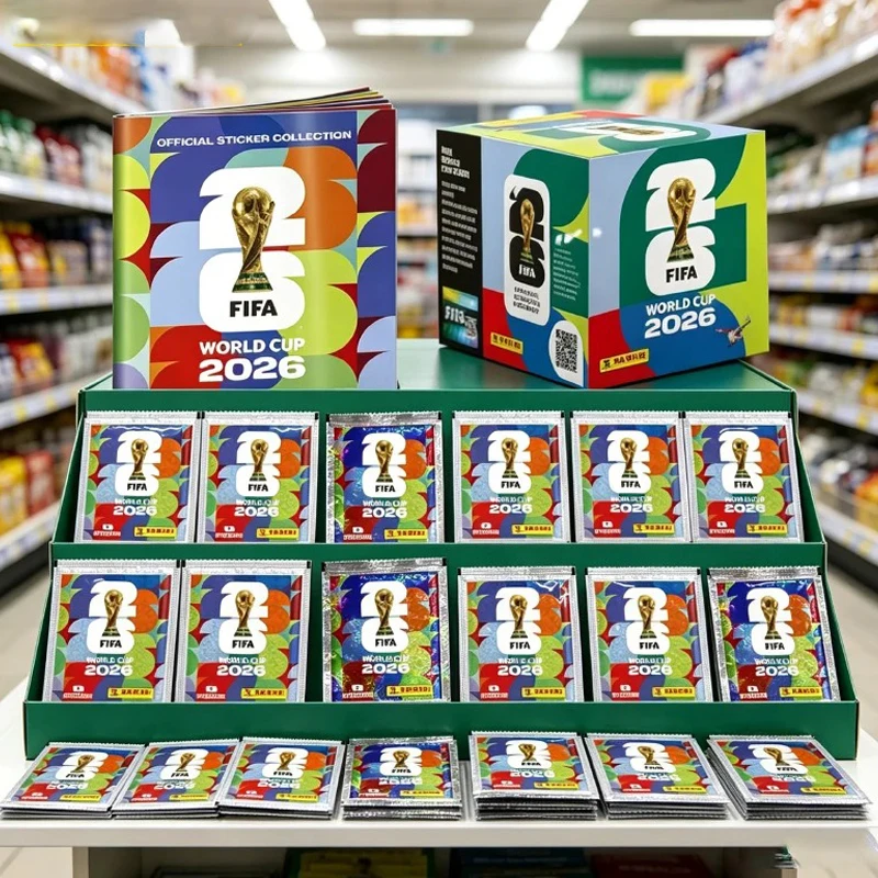 In Stock New 2026 Panini World// Cup Sticker Pack Panini/* Soccer Card Soccer Memorabilia Collection Panini Football Cards Gifts