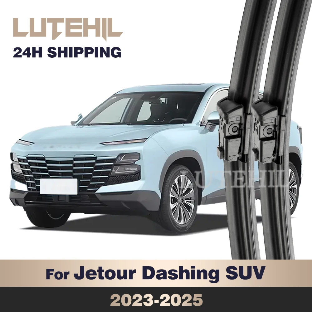 

For Jetour Dashing SUV 2023-2025 2024 Wiper Front Wiper Blades Windshield Windscreen Window Brush 23"+19"