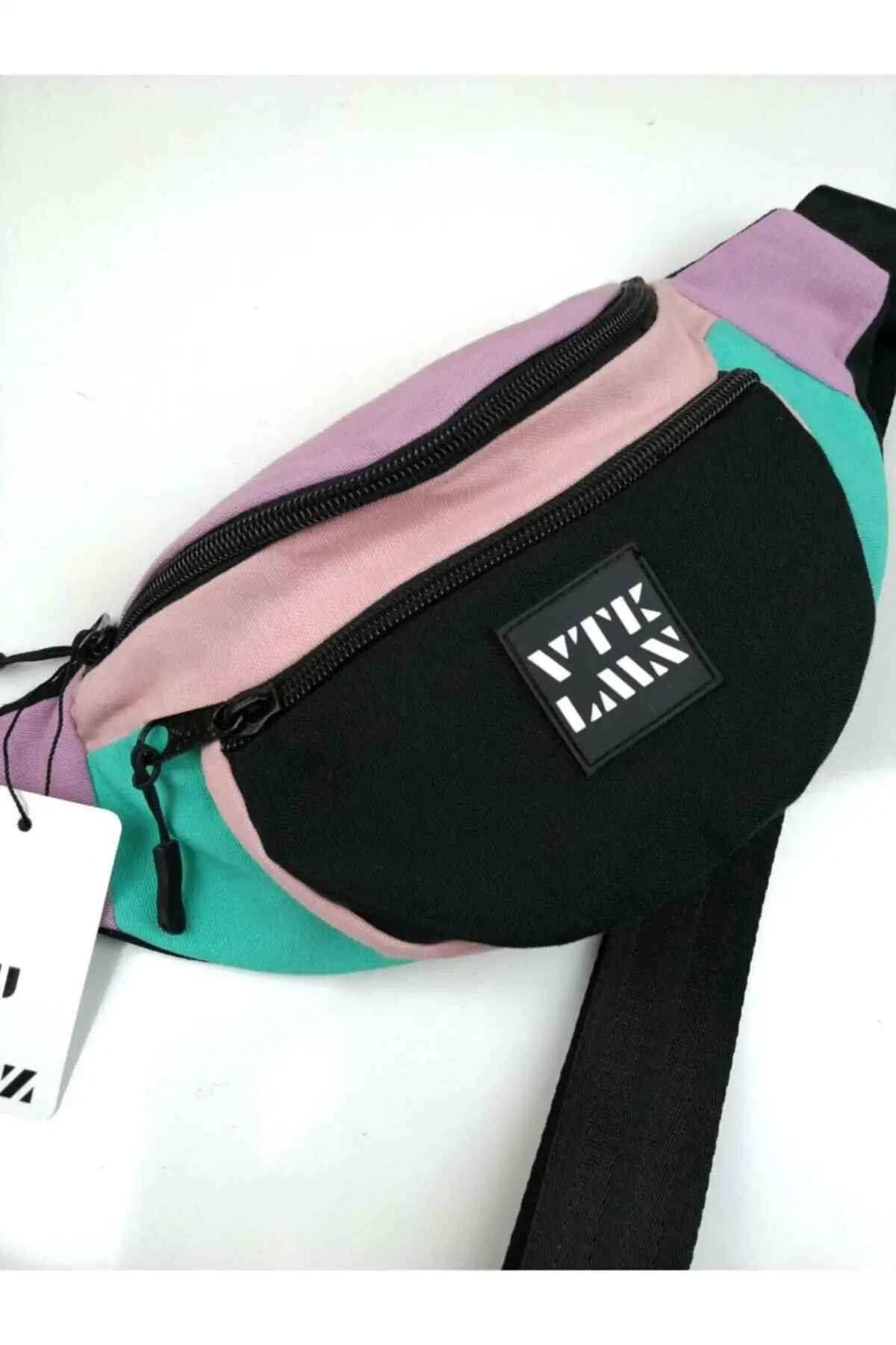 Unisex colorful shoulder and waist bag