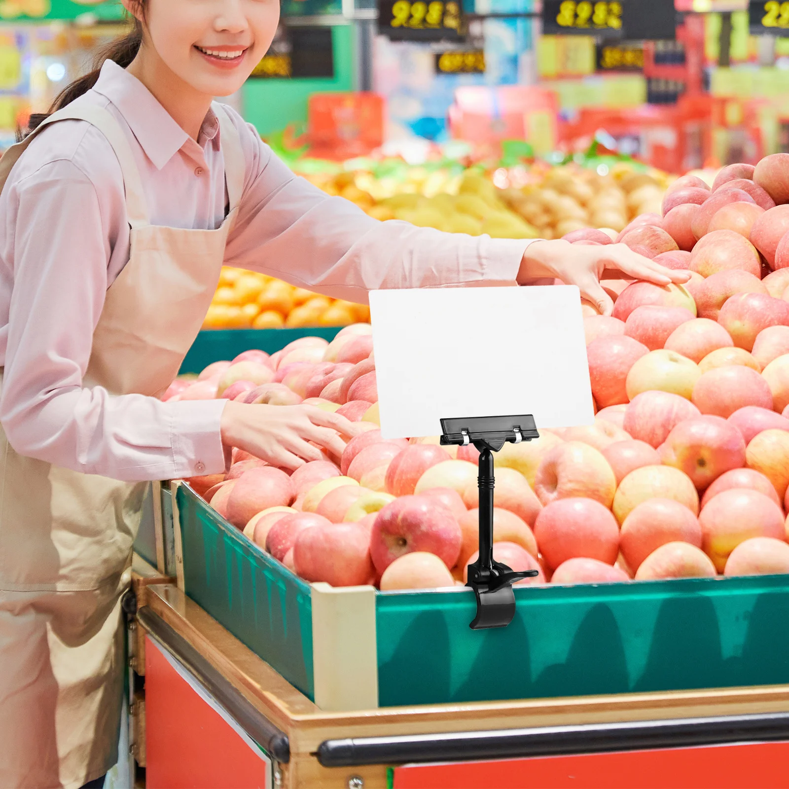 

10Pcs Writable Dry Erase Whiteboards Reusable Display Boards for Retail Shops Restaurants Bakeries Commercial Whiteboards