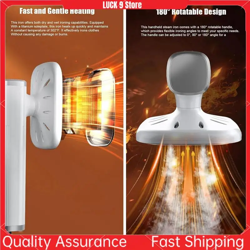 Portable Mini Ironing Machine,Rotatable Handheld Multifunctional Steam Iron Support Dry And Wet Ironing-AB52