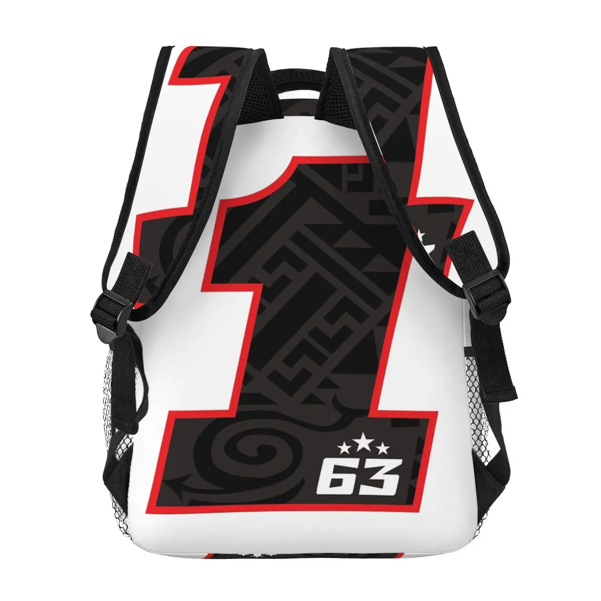 Pecco Bagnaia 63 バックパックホット販売デイパック大容量子供ランドセルスクールバッグショルダーバッグ男性女性のための