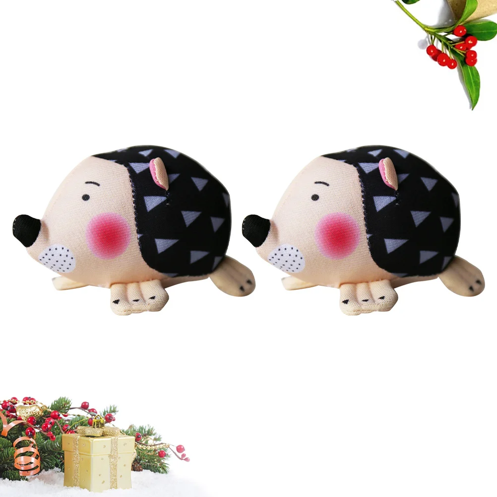 

2pcs Pin Cushion Hedgehog Shaped Lovely Needle Holder Sewing Tool Diy Handcraft Storage Organization Strong Hold Decoration Use