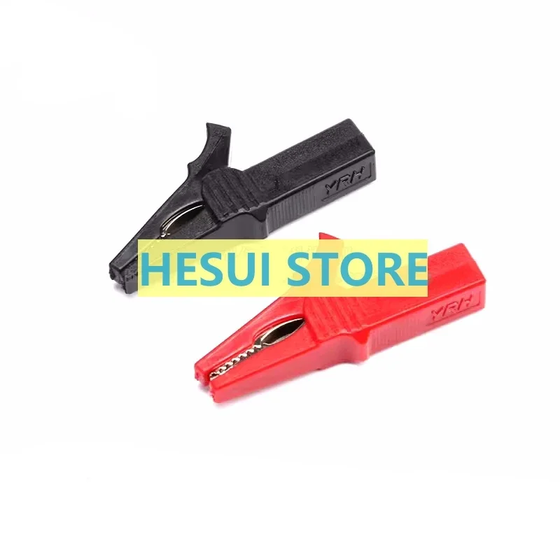 4mm jack pure copper test clip Small alligator clip fully enclosed safety jacket 15-20A voltage electric clip