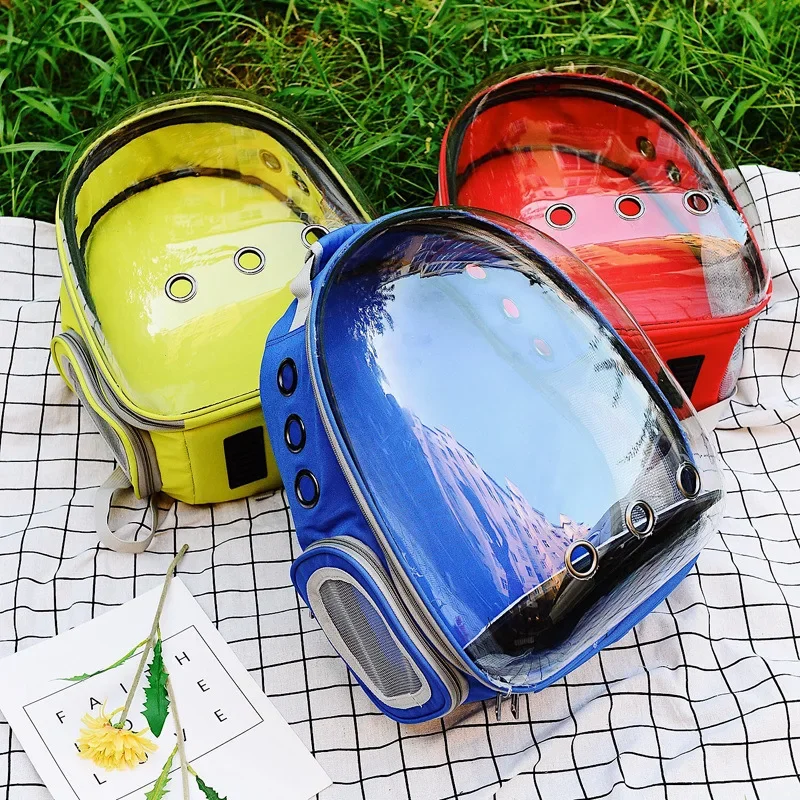 Dog-Sacs à Dos Pour Animaux De Compagnie, Cápsulas Espaciales Transparentes Portables, Sac à Dos Lateral Souple, Sacs De Voyage