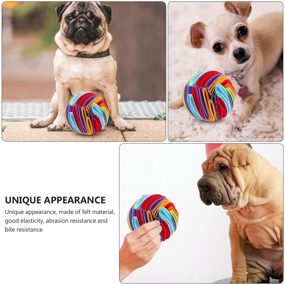 

2Pcs Snuffle Ball Pet Dog Slow Feeder Chewing Interactive Sniff Training Plaything for Puppy Small Dogs Mental Exercise Puzzle