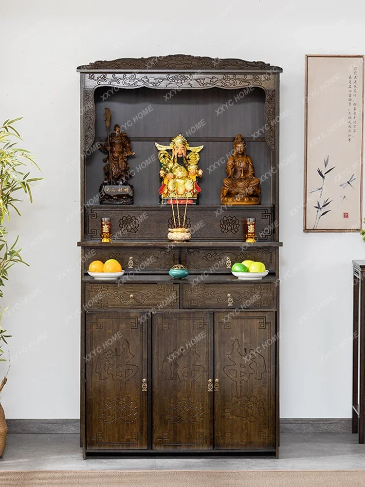 Buddha Shrine Clothes Closet Altar Household Buddha Cabinet Buddha Shrine Altar Cabinet Shrine Avalokitesvara Buddha Altar