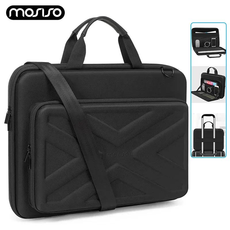 13 14 15 16 17 inch Hard Shell Laptop Case for Macbook Air Pro M1 M2 M3 HP Dell Lenovo Asus Notebook Waterproof Shoulder Bag