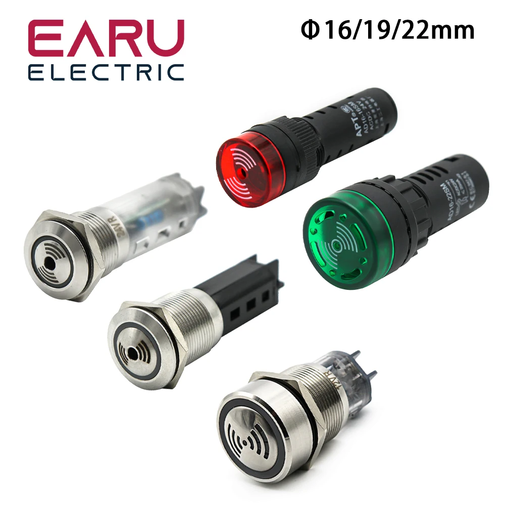 AD 16-22SM Buzzer Speaker met LED-flitslicht: Een betrouwbare waarschuwingssysteem voor industriële toepassingen