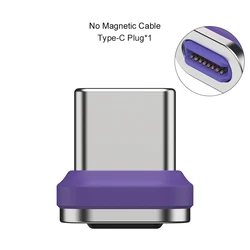 240W Magnetic Charging Cable Adapter 3 pieces Magnetic Cable Connectors Plug 3 pcs for iPhone/Android Type-C/Micro USB