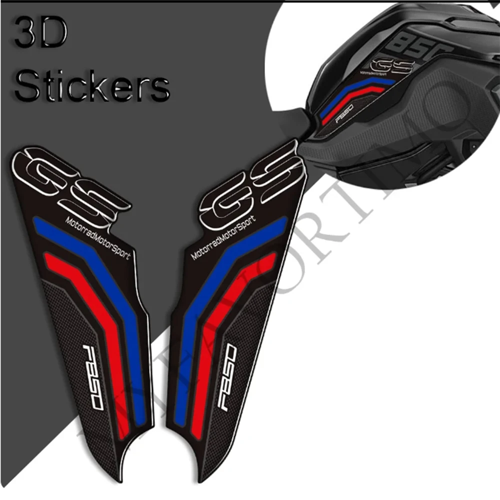 For BMW F850GS F 850 GS F850 Stickers Decals Protector Tank Pad Side Grips Gas Fuel Oil Kit Knee Fairing Fender Wind Deflector