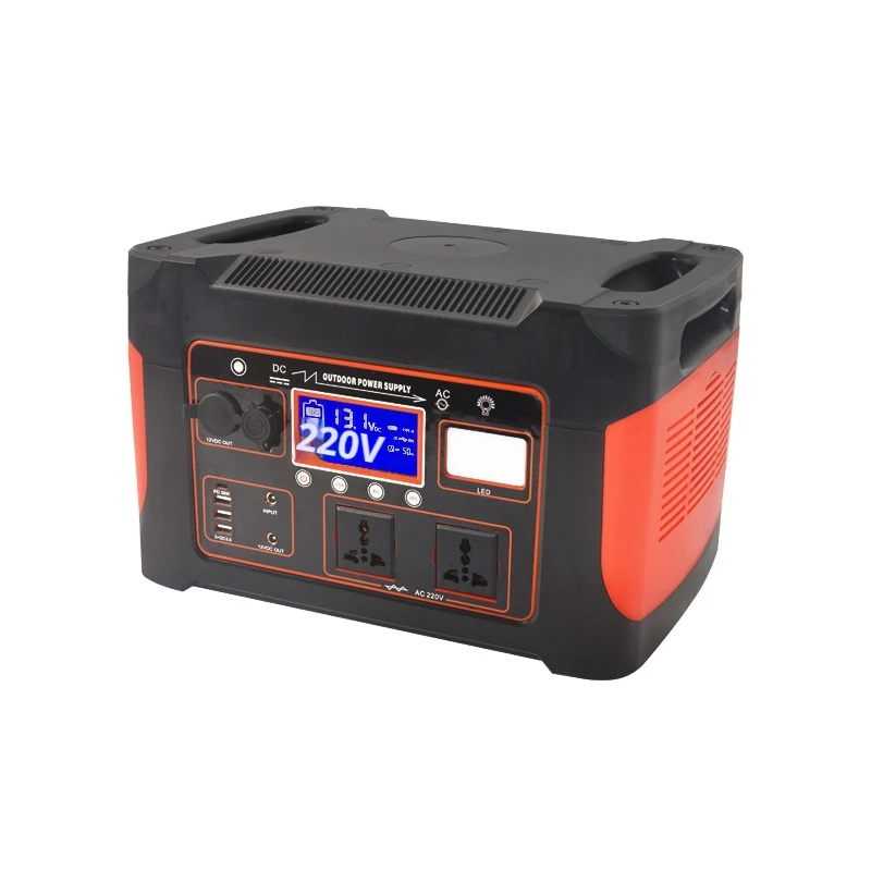 

Портативная электростанция с быстрой зарядкой 1200 Вт LiFePO4 Генератор солнечной панели 1100 Втч USB Type-C Чистая синусоида с ручкой на открытом воздухе