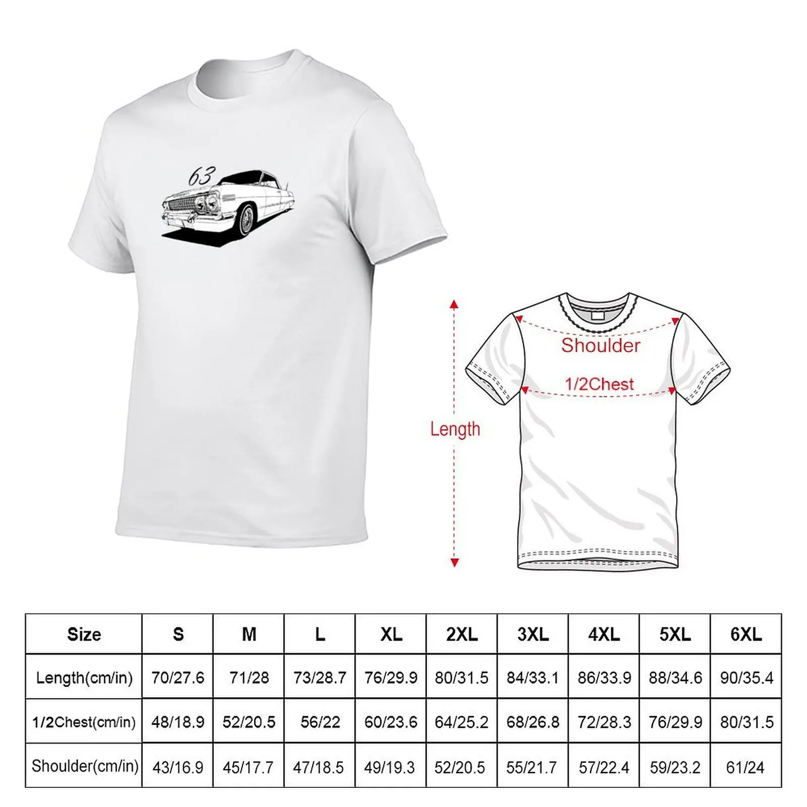 63 إمبالا Bes For You تي شيرت نسائي للمراهقين تي شيرت كلاسيكي رائع للرجال تي شيرت قطني #2