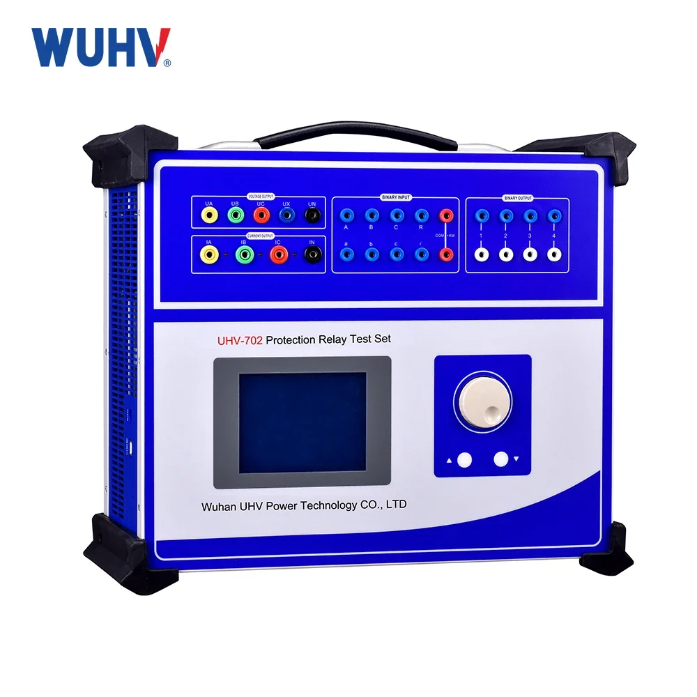 UHV-702 Portable secondary current injection test set microcomputer three phase relay protection tester