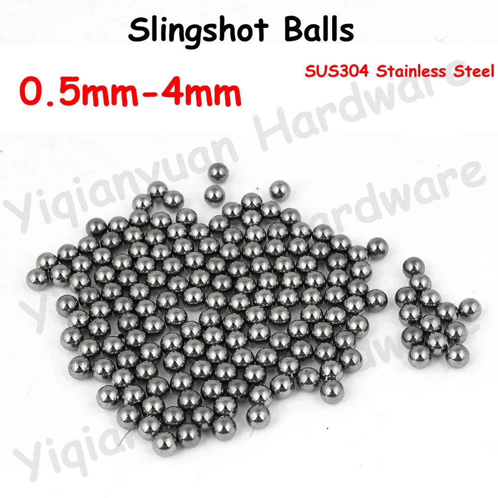 50 個 SUS304 ステンレス鋼小さなボール直径 0.5 ミリメートル-4 ミリメートル高精度ベアリングローラービーズスムーズソリッドボールパチンコ
