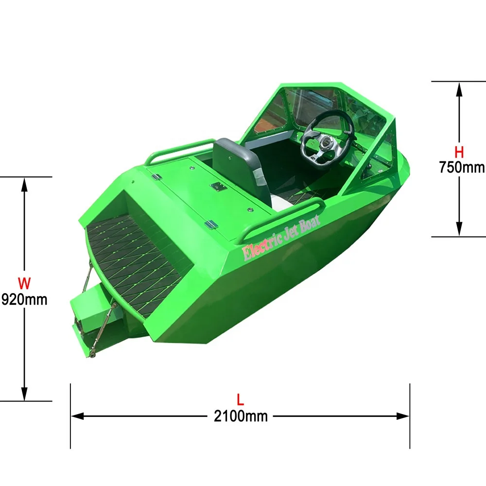 Fast Marine Aluminum 5083 Electric Mini Jet Boat with Engine for River and Sea Water