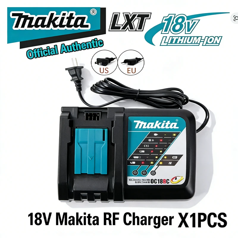 Makita 100% originele 18V 9Ah accu met grote capaciteit, geschikt voor haakse slijper, krachtige gereedschapsaccu + oplader + elektrische boormachine