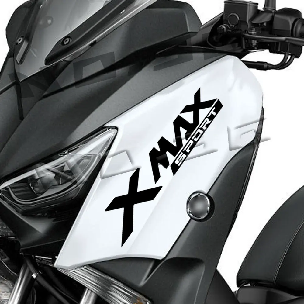 For XMAX 125 150 250 300 400 Xmax Motorcycle Scooter Stickers Front Fairing Stripe Decals Accessories Waterproof