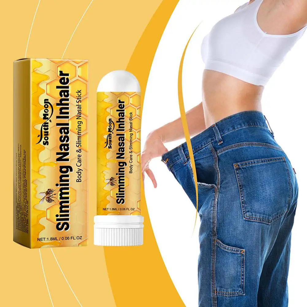 South Mon Bee Body dimagrante inalatore nasale per Stick rimuovere l'addome Cellulite bruciare i grassi perdere peso Stick nasale disintossicante a base di erbe