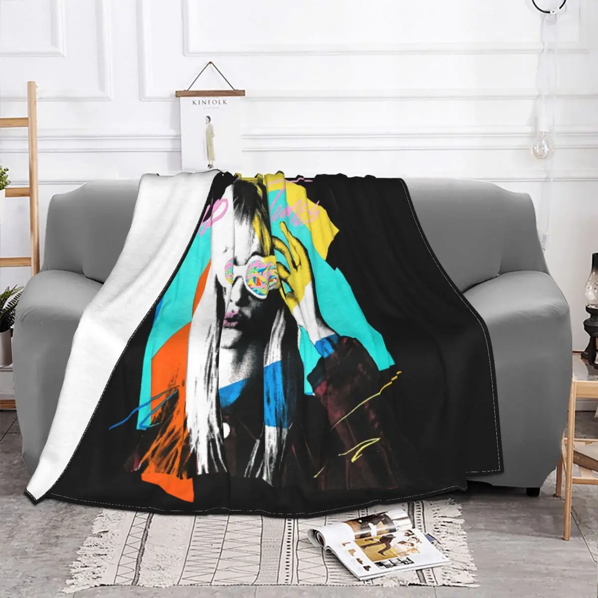 Paramore After Laughter Hard Times Mens White T- Hayley Williams Band Newest Low Price Best Selling Throw Blanket