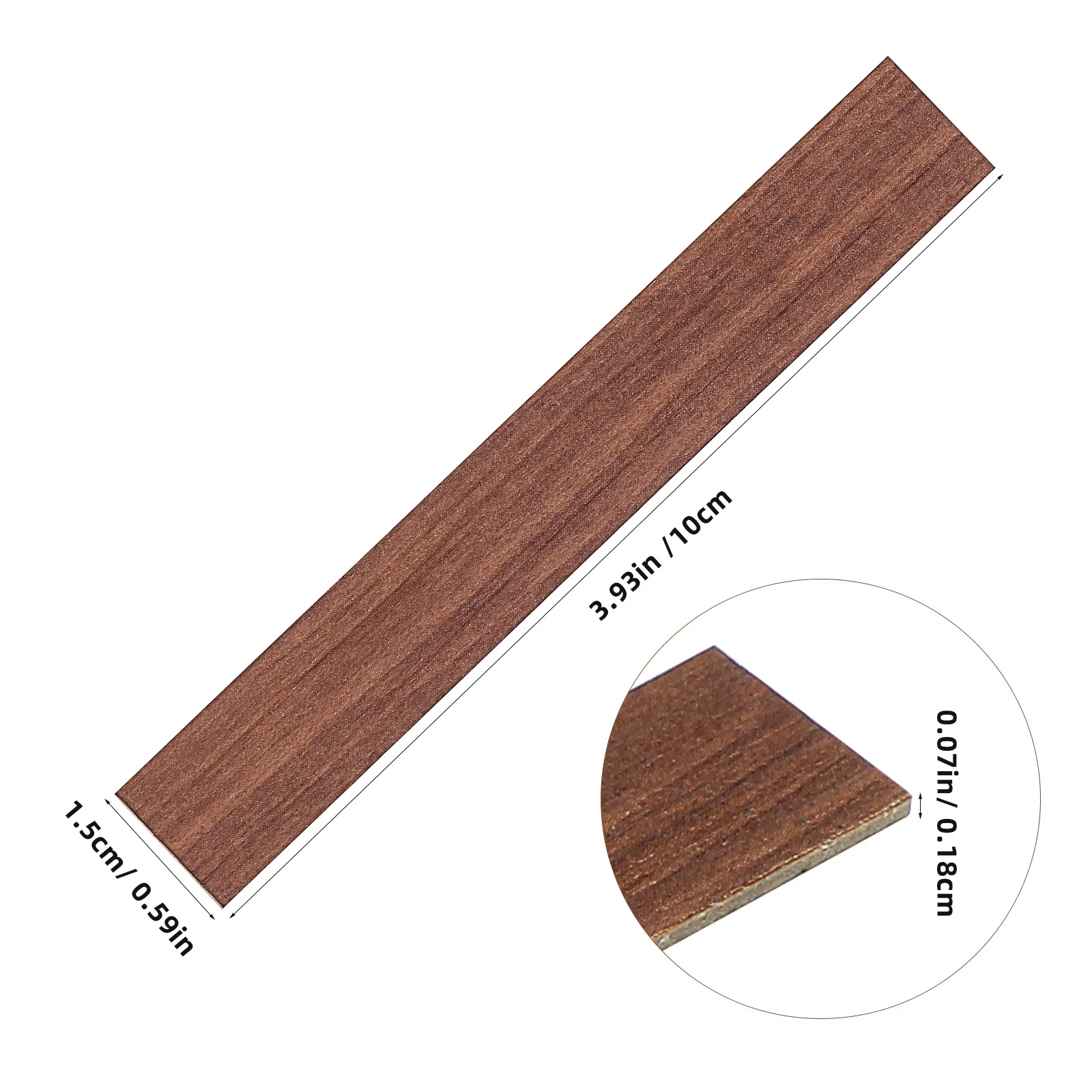 40 قطعة أرضيات بيت الدمى المصغرة ألواح أرضية قشر الحبوب الخشبية الواقعية لمقياس 1:12 ملحقات ديكور ذاتية الصنع