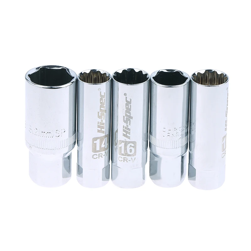 

Car Spark Plug Socket Universal Wrench 14/16/21mm Install Replace Repair Kit Magnetic Spark Plug Removal For Car RepairHot Sale