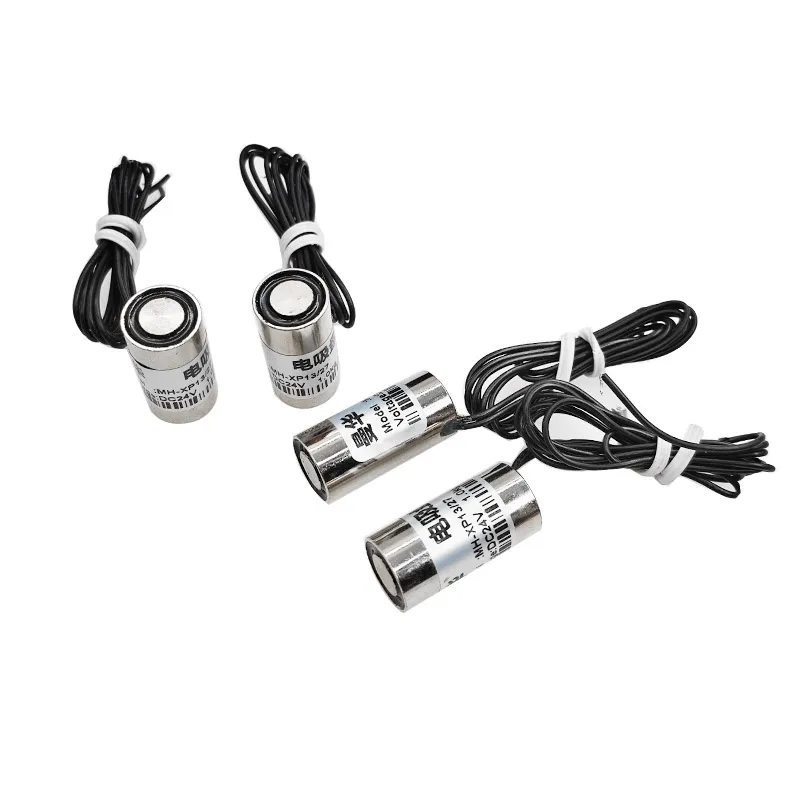 

4PCS P13/27 Solenoid Electromagnet Suction 1KG 10N Electric Magnet Lifting Holder 24V DC Sucker 12V