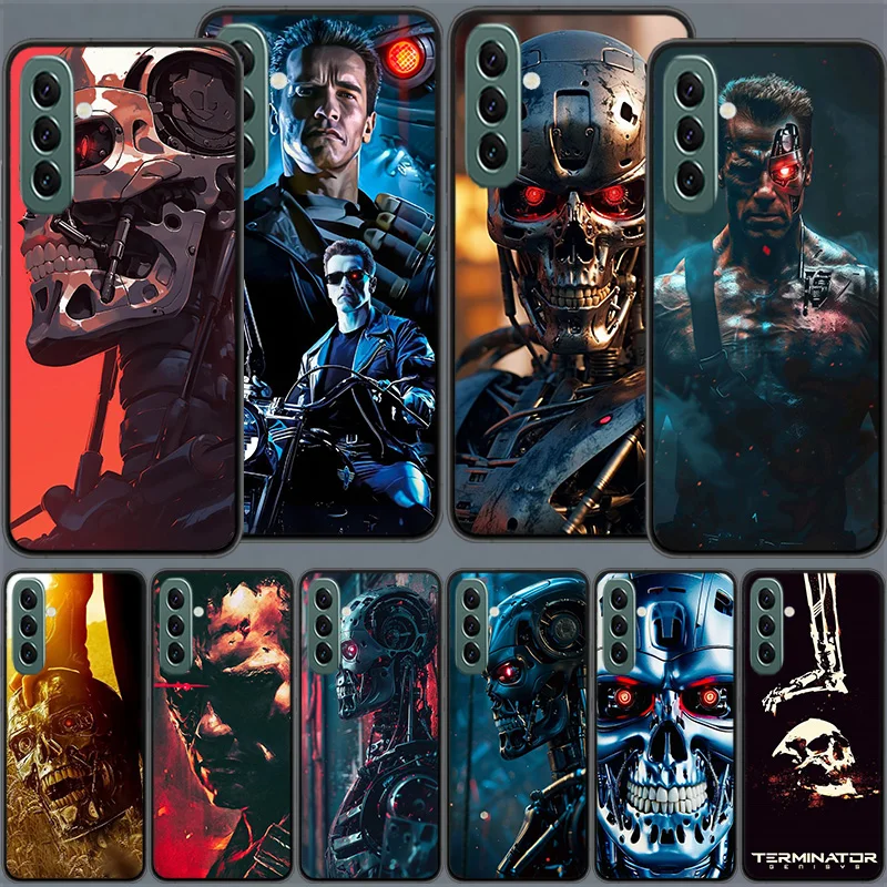 Funda de teléfono Arnold Schwarzenegger Terminator para Samsung A54 A14 A24 A34 A17 A37 A57 A55 A35 A25 A15 A07 A05S A04S A12 A22 A32 A5