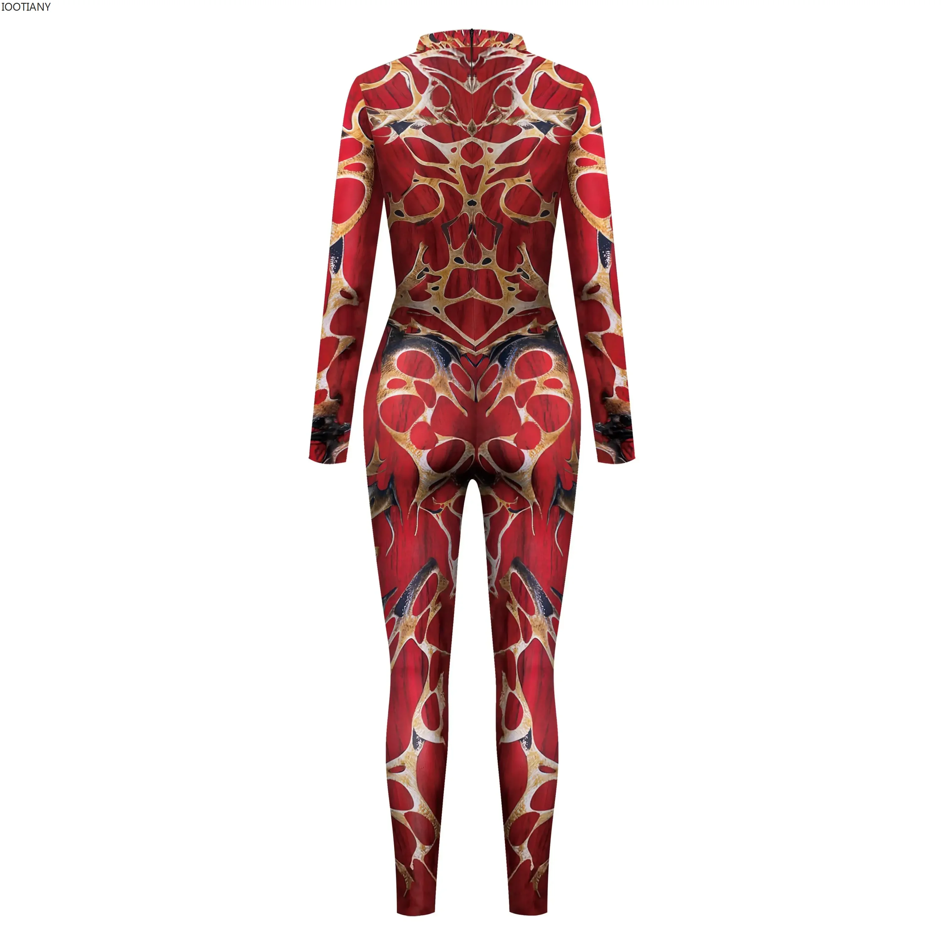 IOOTIany-Bodysuit Zentai das Mulheres, Macacões Sexy Festa, Traje De Carnaval, Roupa Do Punk De Férias, Roupas De Senhora, Nova Chegada