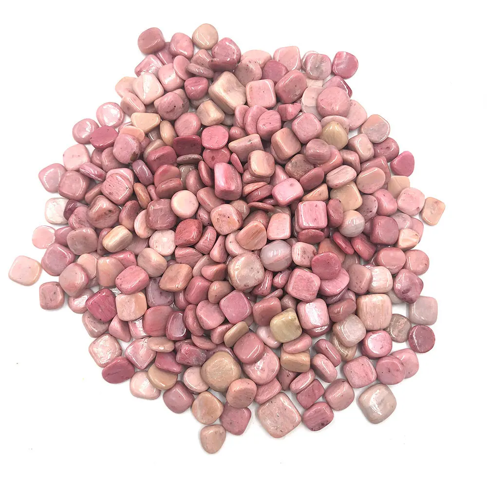 Pierre naturelle Rhodonite puce gravelles pierres de cristal cristaux Reiki pierres précieuses minéraux Quartz énergie Chakra décoration de la maison cadeau