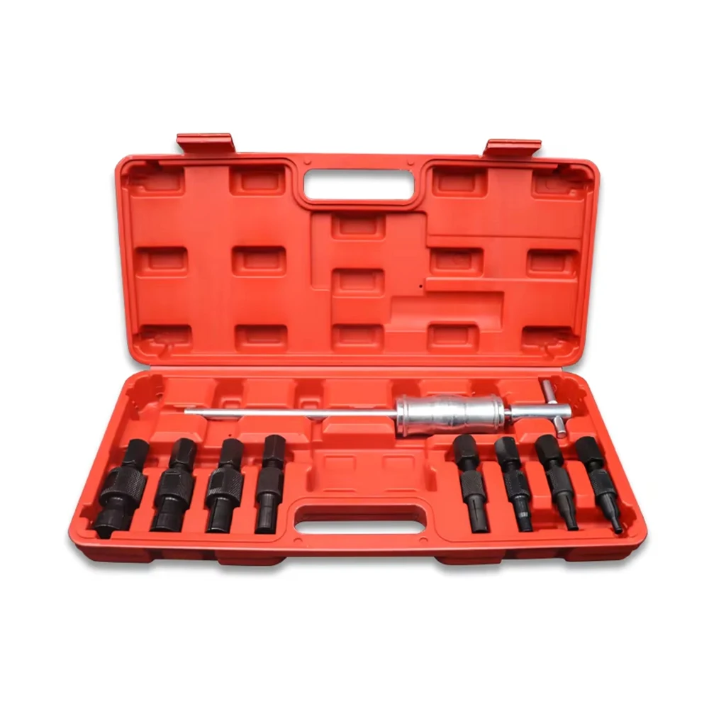 9 Pcs Puller Sliding Hammer High quality Inner Bearing Disassembly Puller Tool Group Automotive Inner Hole Bearing Puller Tool